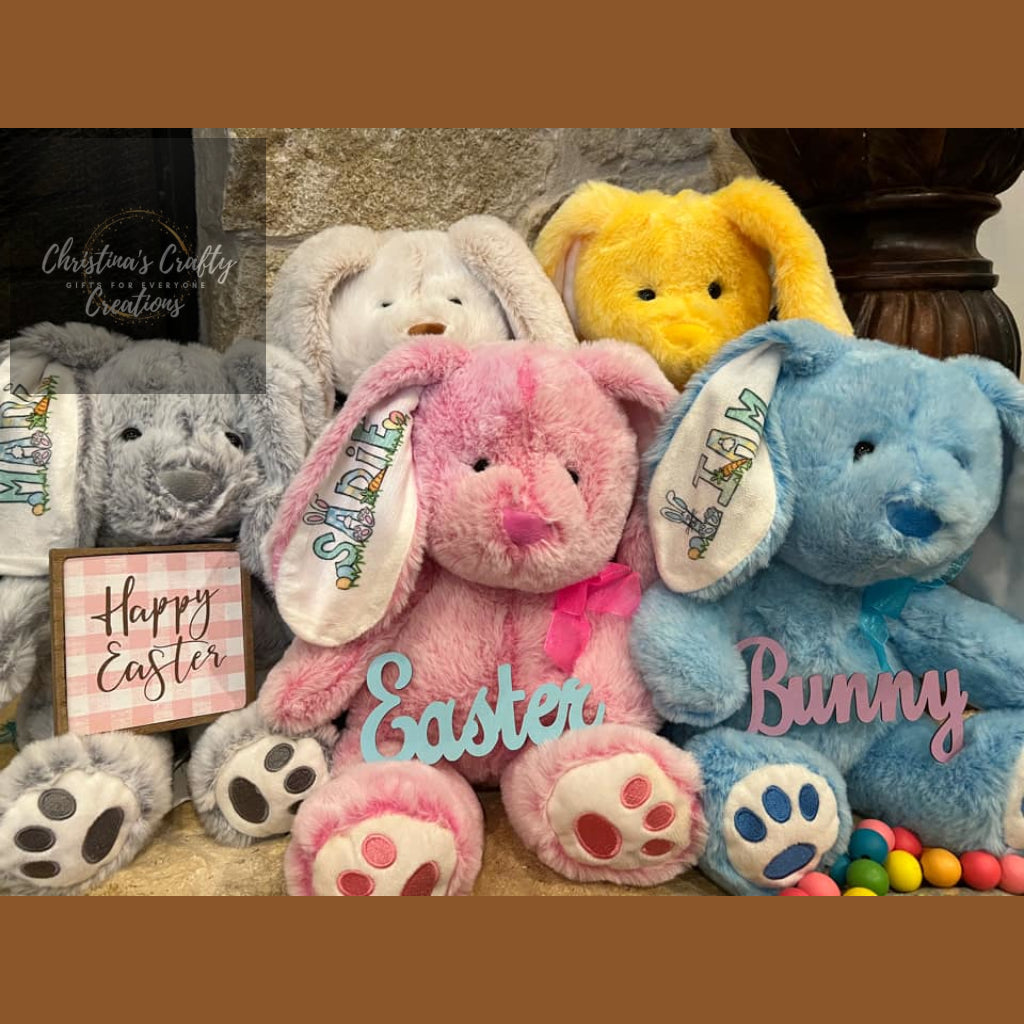 Personalized Easter Bunnies
