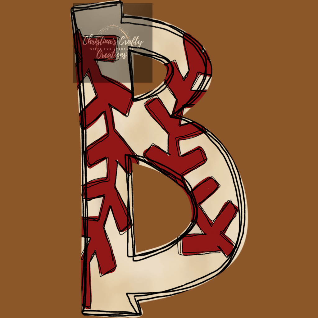 Popsicle Holders Baseball Theme - Baseball Alpha Font Name
