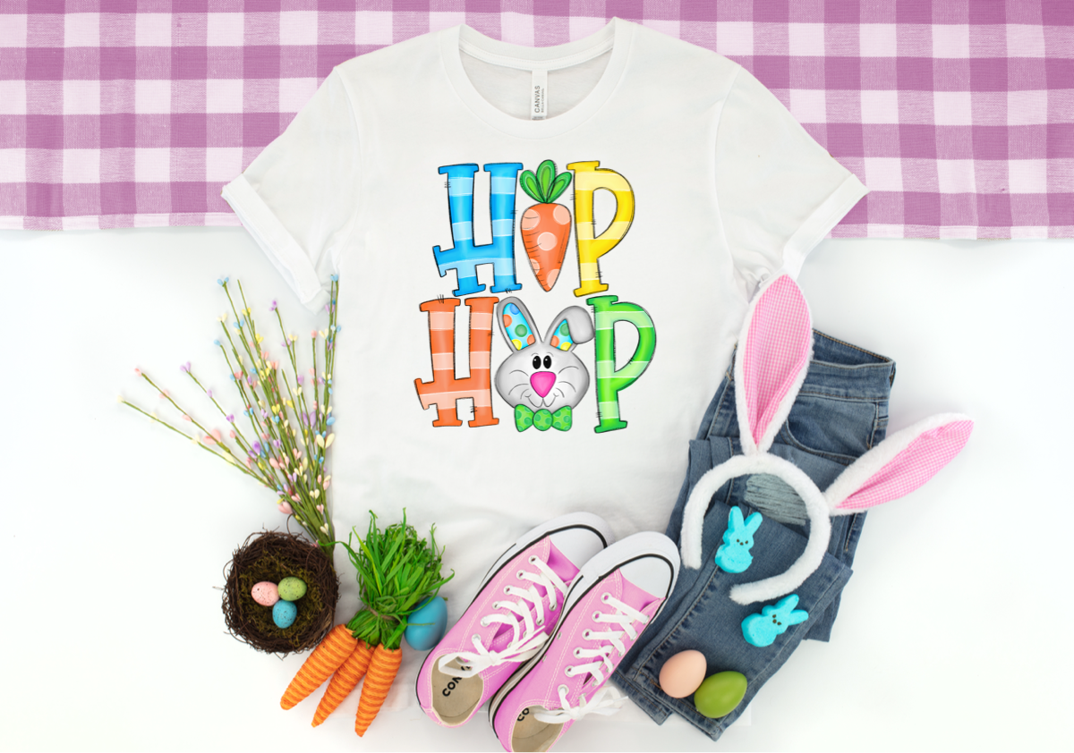 Hip Hop Bow Tie White Tee (Youth)