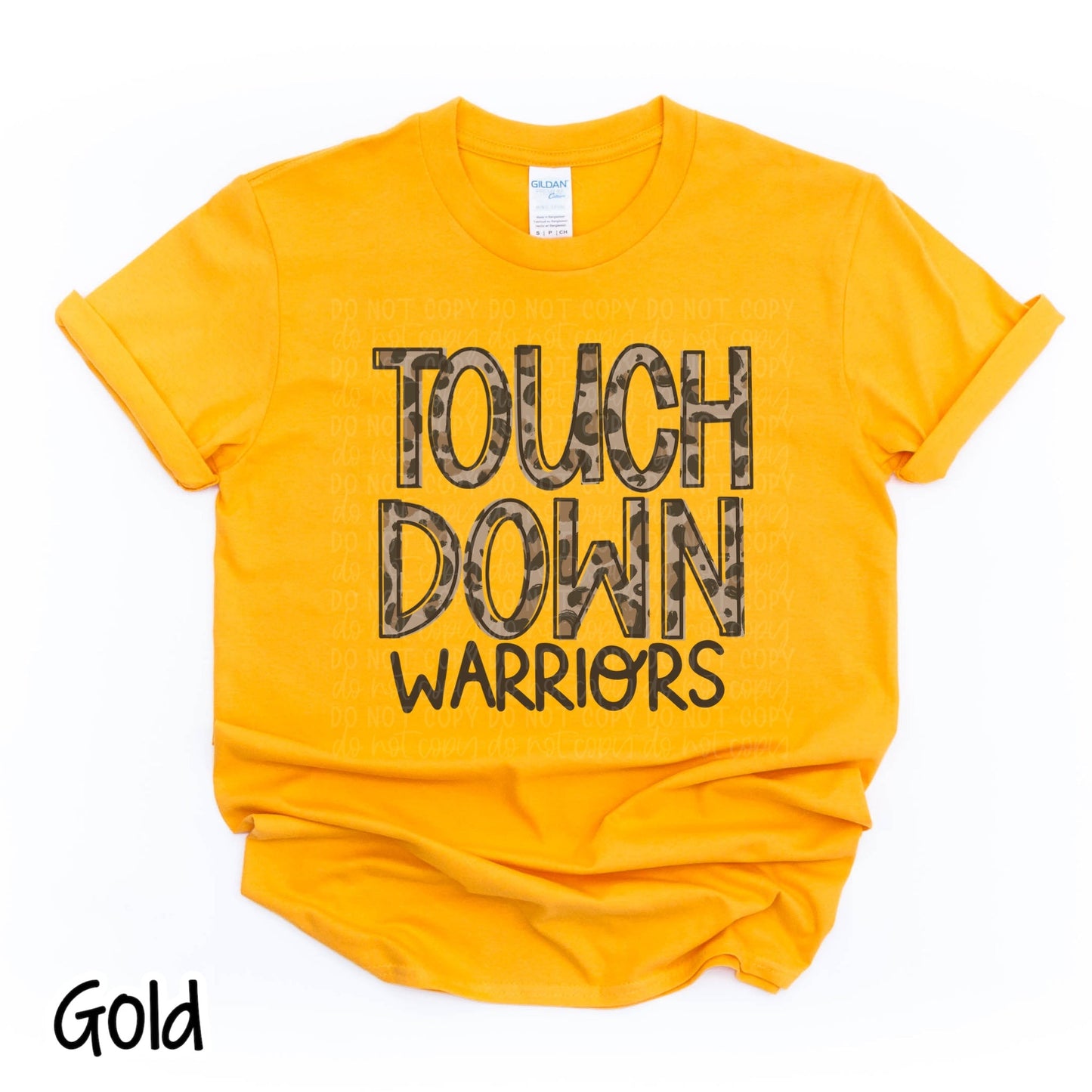 Touch Down Leopard Mascots Multiple Color Choices Tee