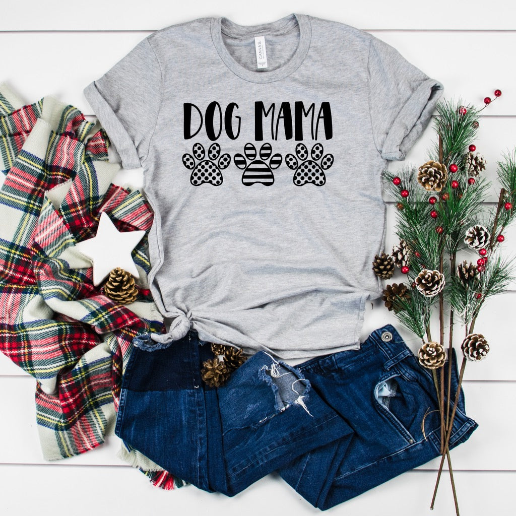Dog Mama Tee (Grey)