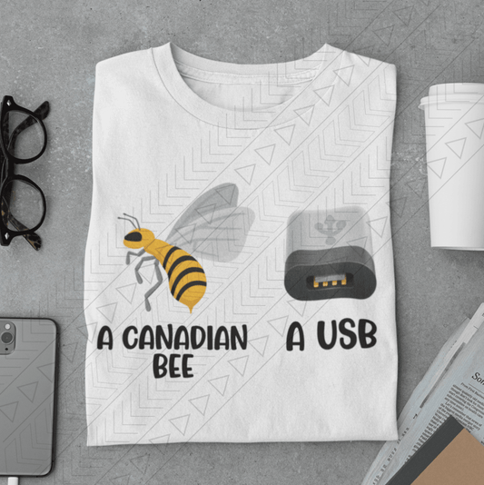 A Bee.. Usb Shirts & Tops