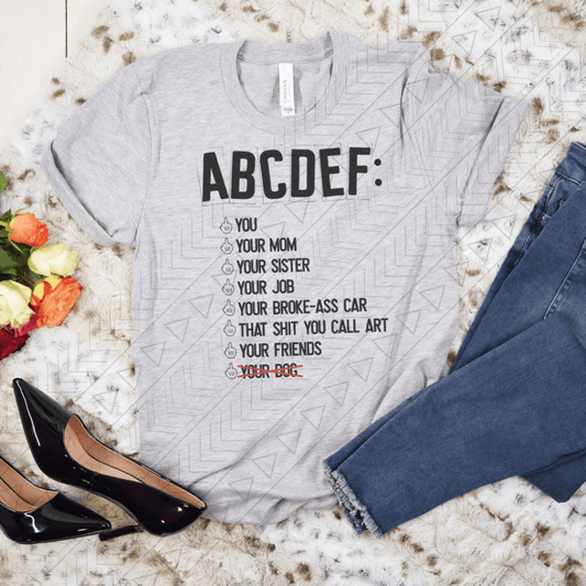Abcdef Shirt Shirts & Tops
