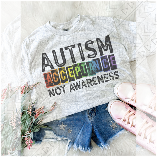 Autism Acceptance Shirts & Tops