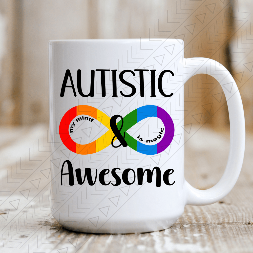 Autistic & Awesome Ceramic Mug 15Oz Mug