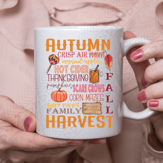 Autumn Harvest Ceramic Mug 11Oz Mug