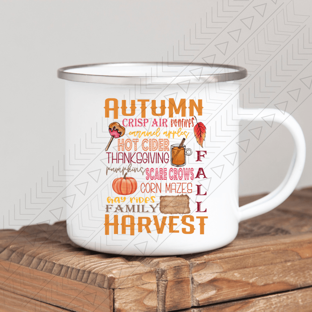 Autumn Harvest Enamel Mug Mug
