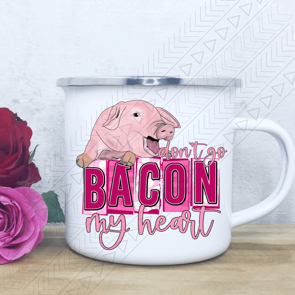 Bacon My Heart Enamel Mug Mug