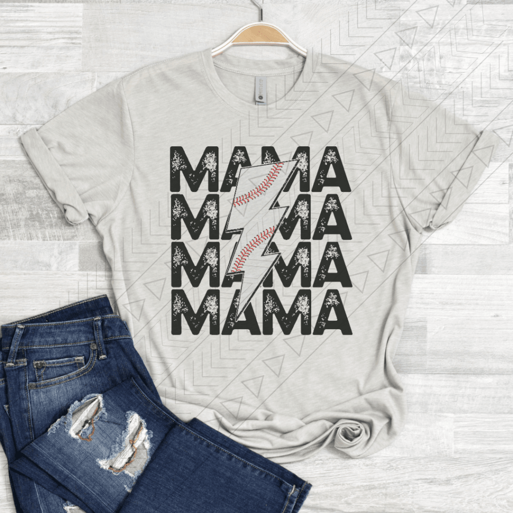 Baseball Mama Bolt Shirts & Tops