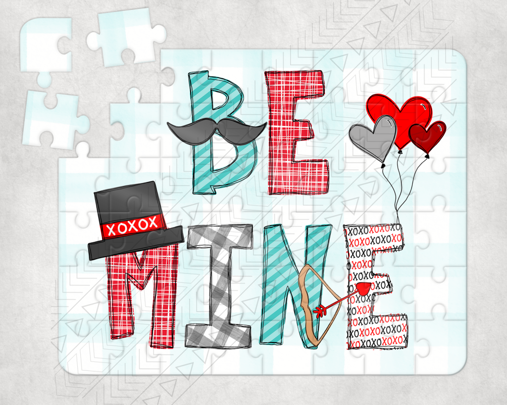 Be Mine Puzzle Sm Piece Rectangle