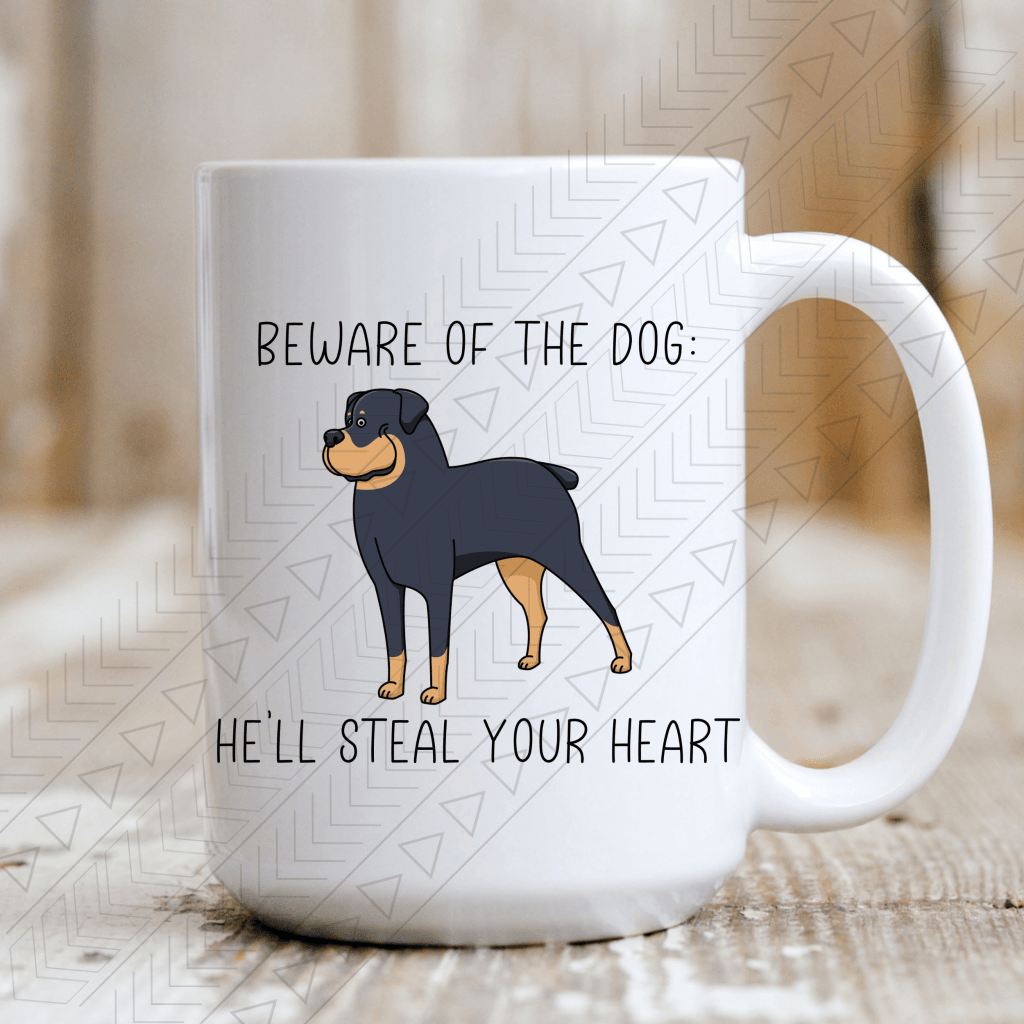 Beware Of The Dog: Hell Steal Your Heart Mug