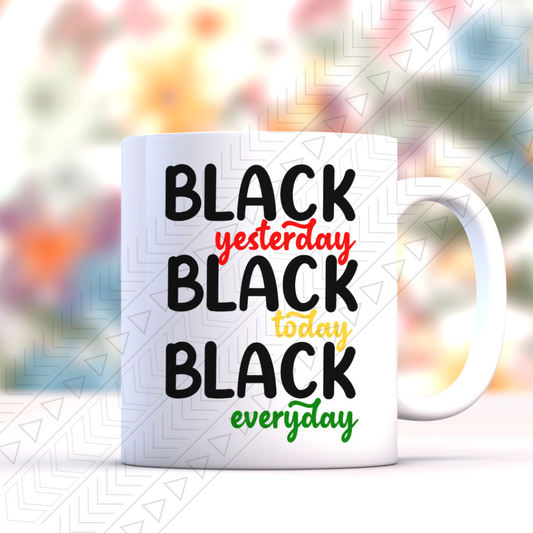 Black Everyday Ceramic Mug 11Oz Mug