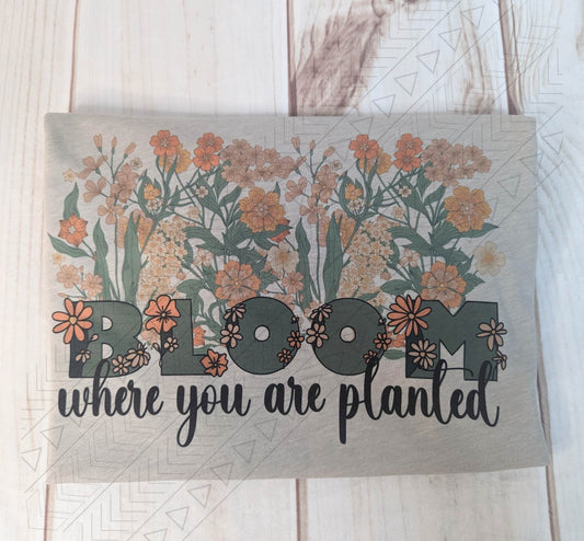 Bloom Where You Are Planted (Boho Floral) Shirts & Tops