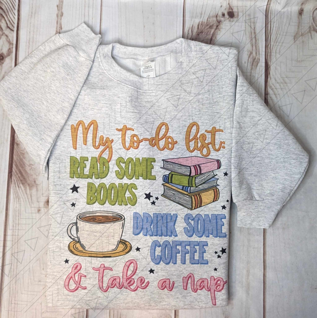 Books Coffee Nap Shirts & Tops