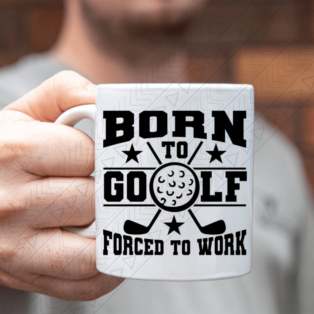 Born To Golf Ceramic Mug 11Oz Mug