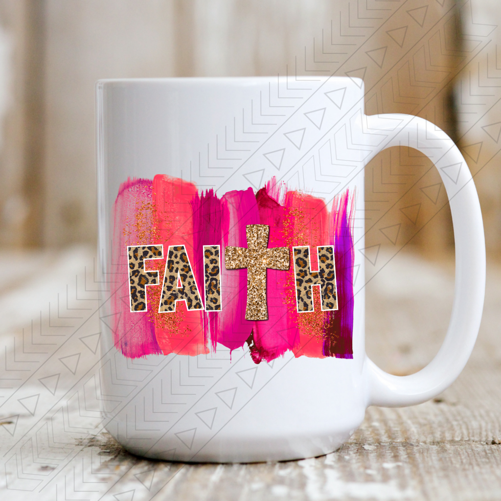 Brush Stroke Faith Mug