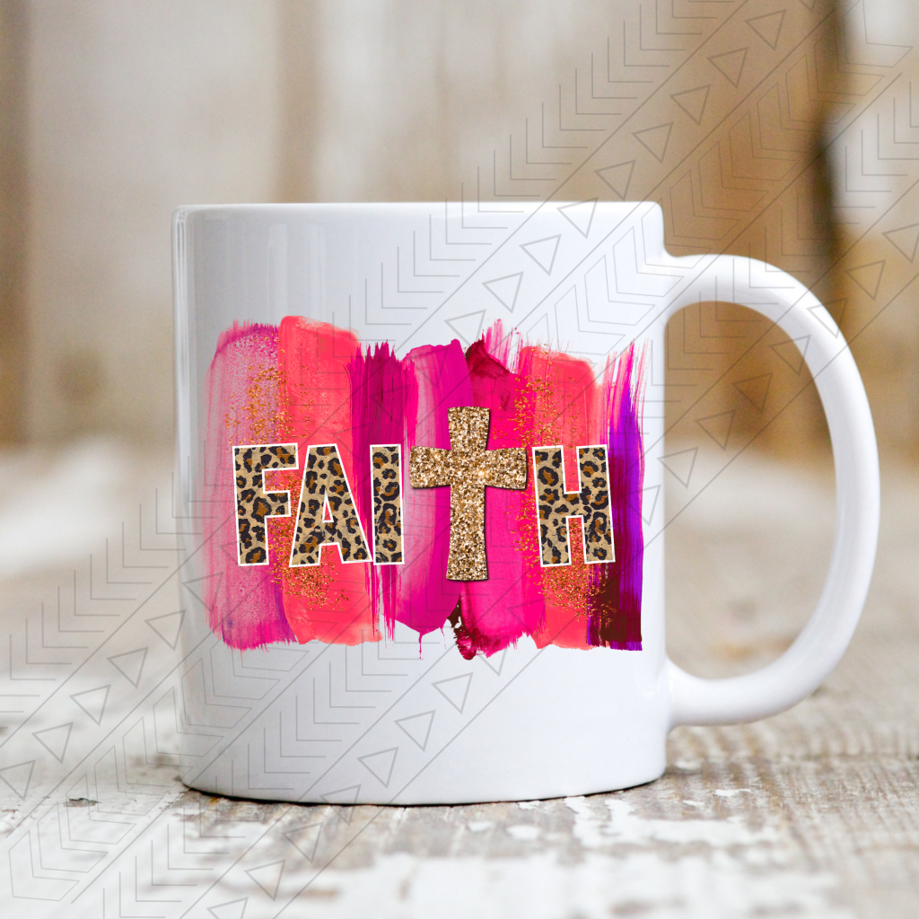 Brush Stroke Faith Mug