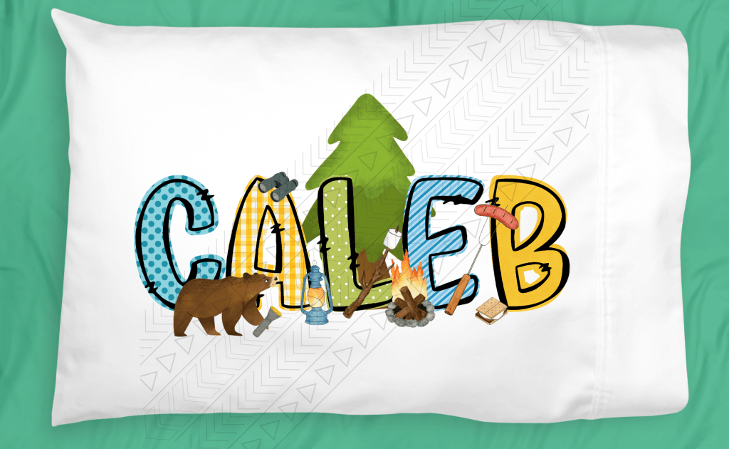 Camping Pillowcase Personalized Pillowcases