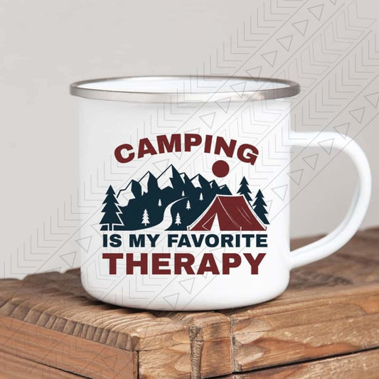 Camping Therapy Mug