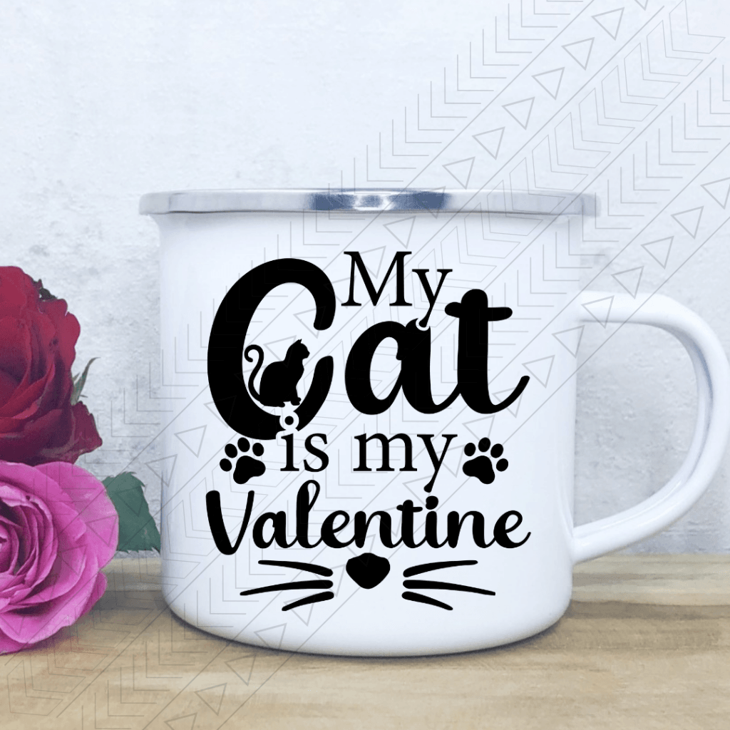 Cat Valentine Enamel Mug Mug