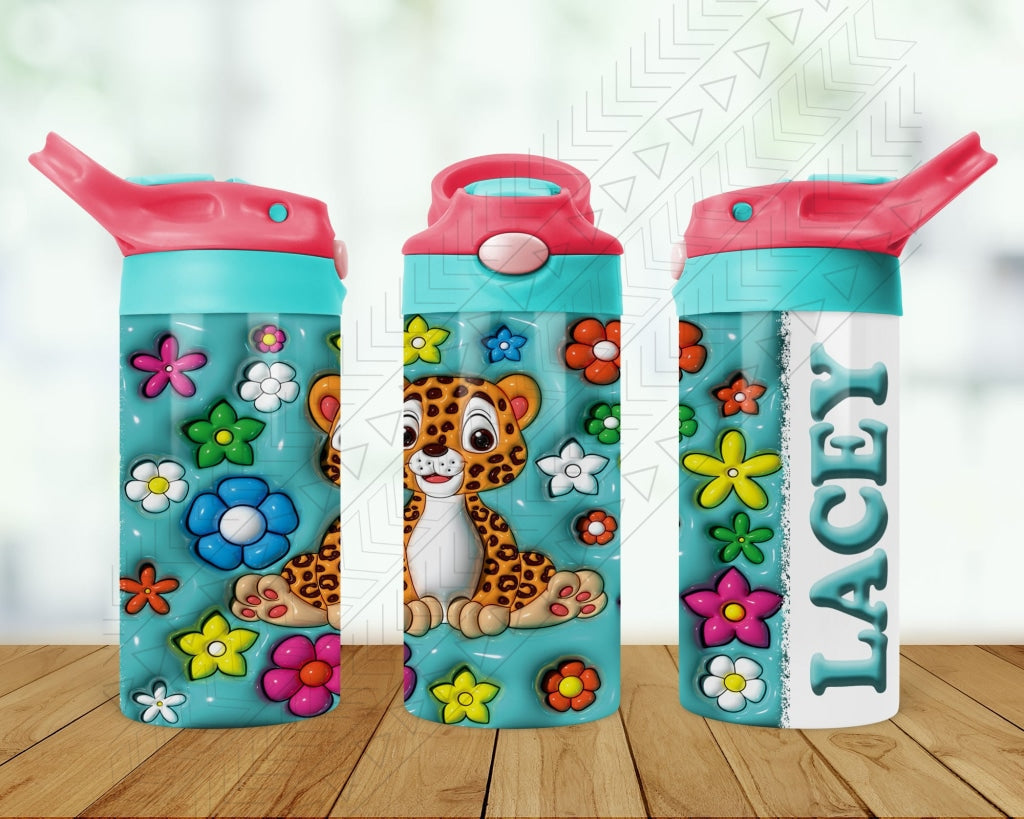 Cheetah Puff Kids Bottle