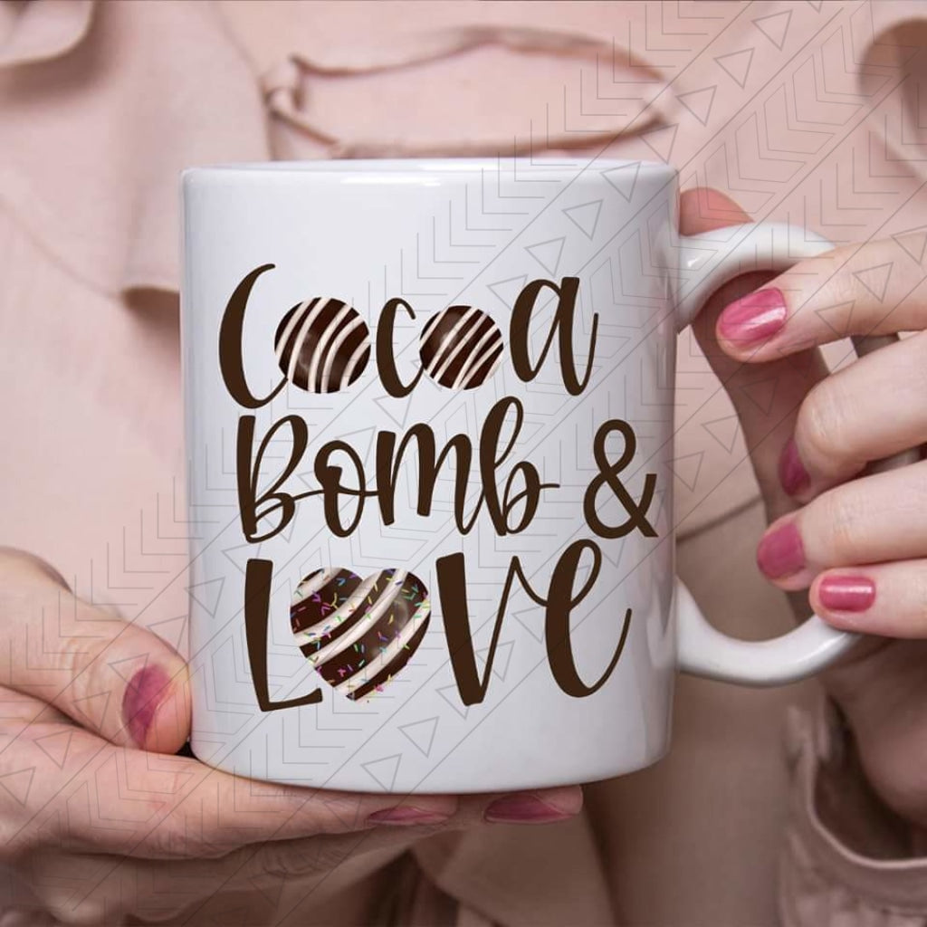 Cocoa Bomb & Love Ceramic Mug 11Oz Mug