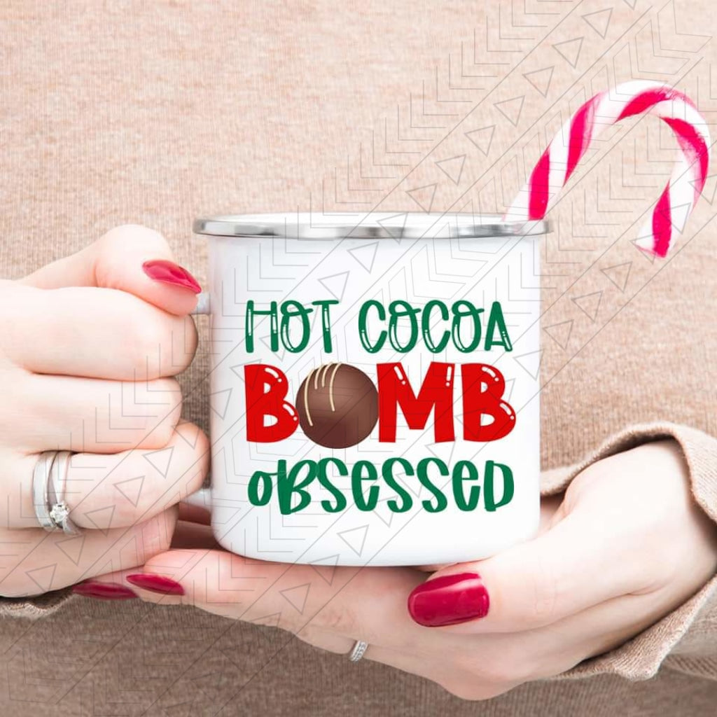 Cocoa Bomb Obsessed Enamel Mug Mug