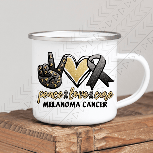 Cure Melanoma Enamel Mug Mug