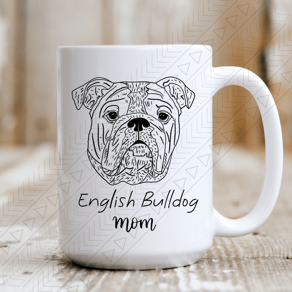 Custom Dog Breed (1 Dog) Ceramic Mug 15Oz / *breed* Mom Mug