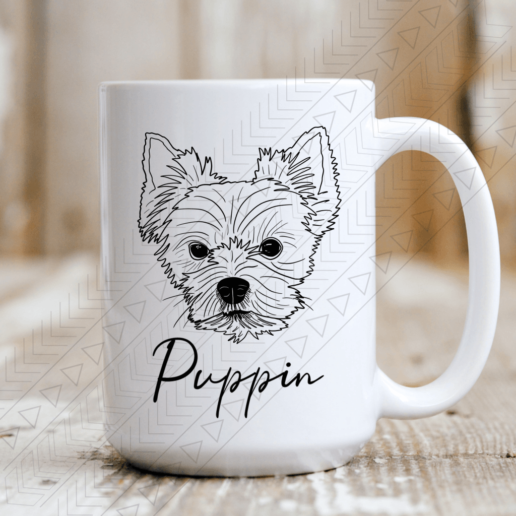 Custom Dog Breed (1 Dog) Ceramic Mug 15Oz / Name Mug