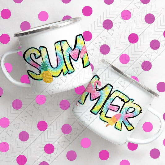 Custom Summer Enamel Mug