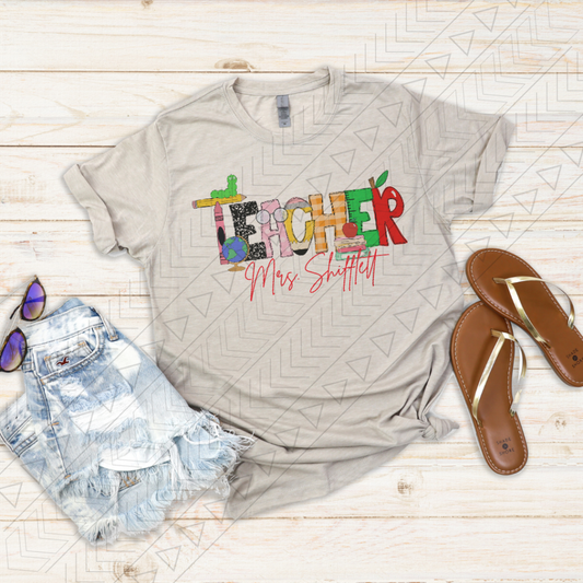 Custom Teacher Tee Shirts & Tops