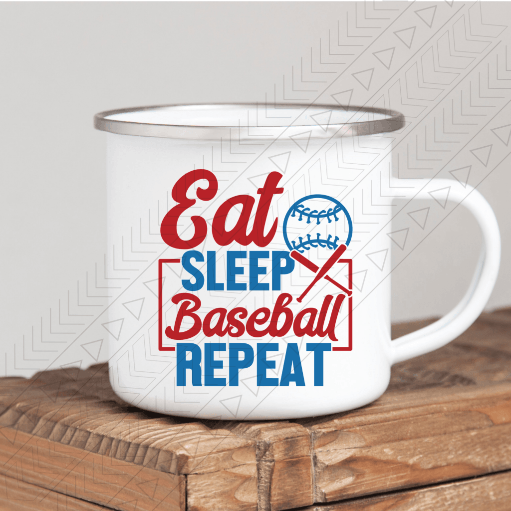 Eat Sleep Baseball Repeat Mug