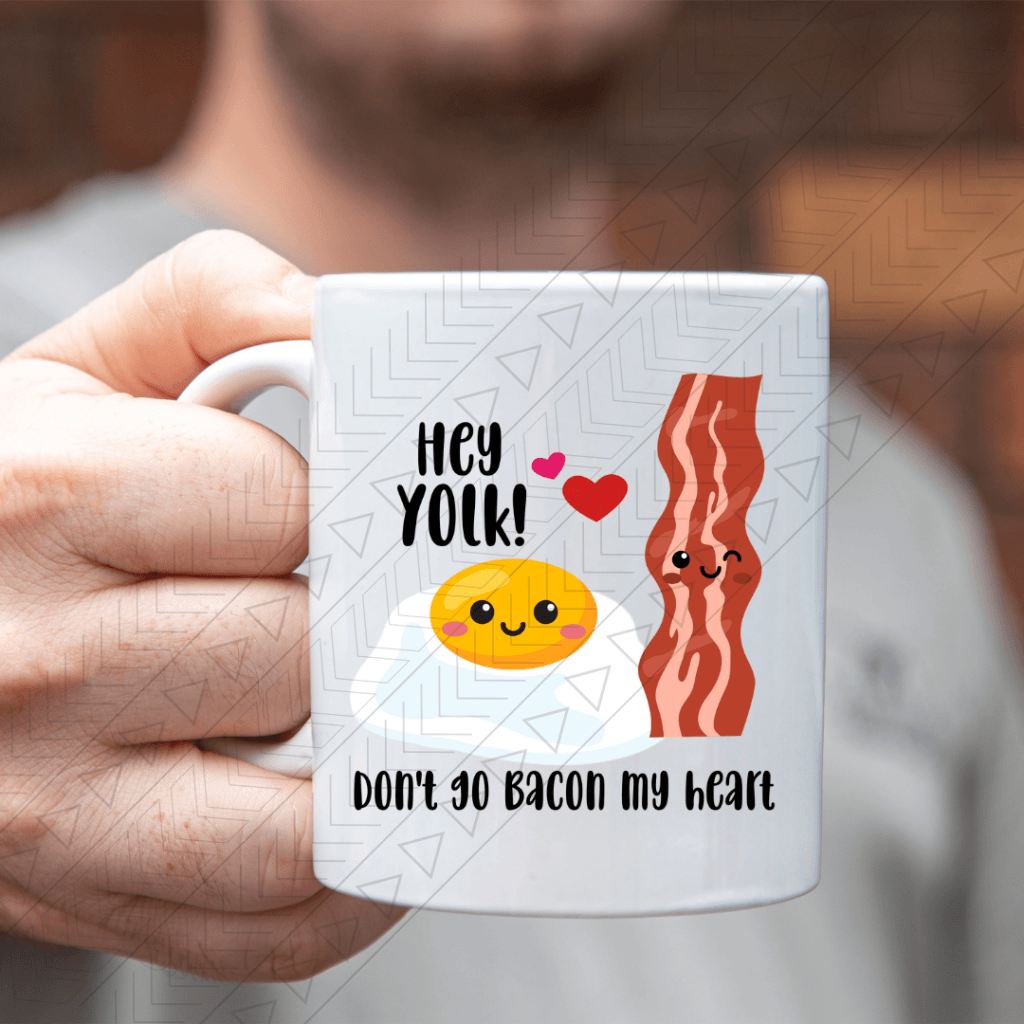 Eggs & Bacon My Heart Ceramic Mug 11Oz Mug