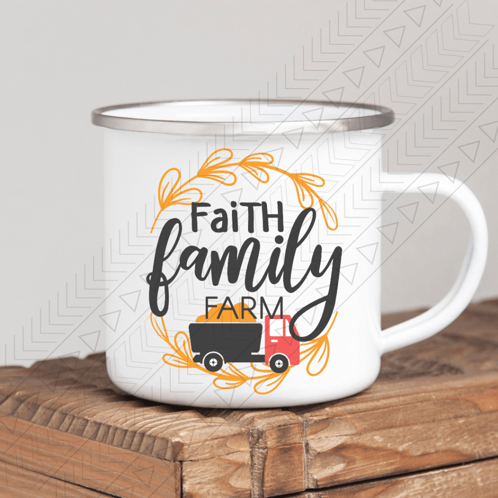 Faith Family Farm 2 Enamel Mug Mug
