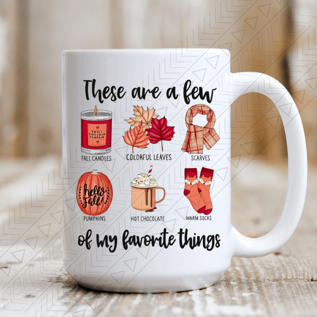 Favorite Things (Fall) Ceramic Mug 15Oz Mug