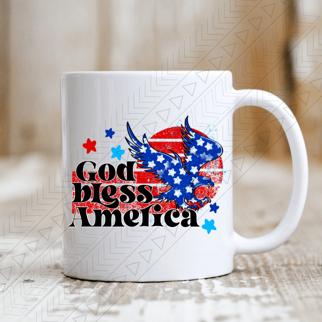 God Bless America Ceramic Mug 11Oz Mug