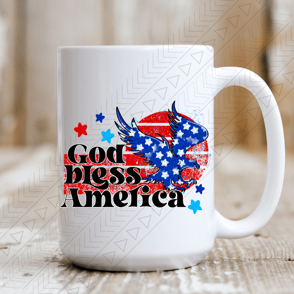 God Bless America Ceramic Mug 15Oz Mug