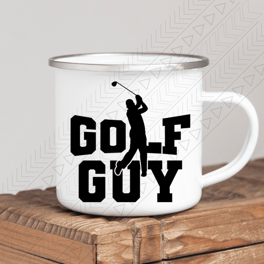 Golf Guy Enamel Mug Mug