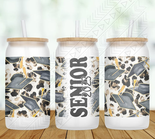 Graduation Personalized Glass Can