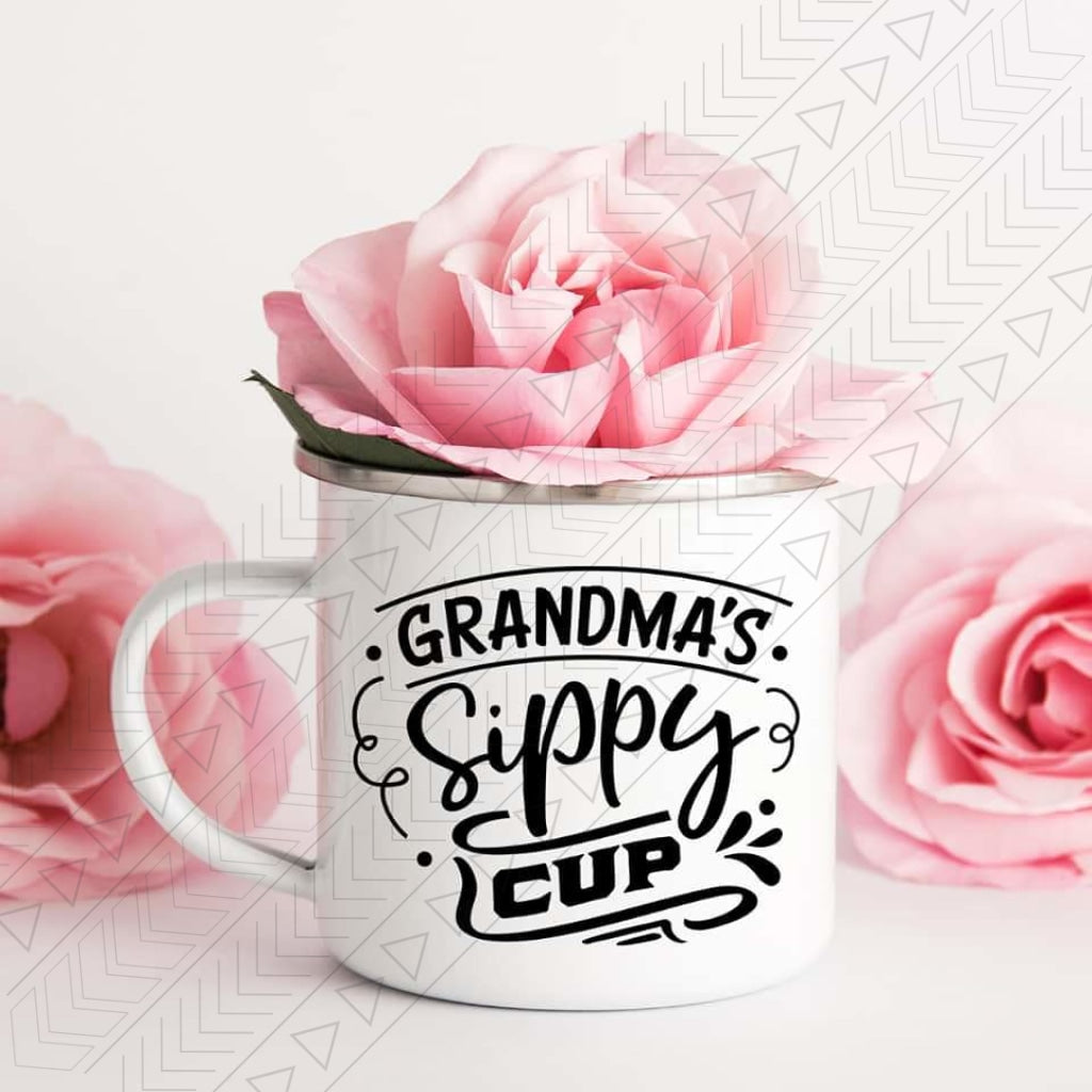 Grandmas Sippy Cup Enamel Mug Mug