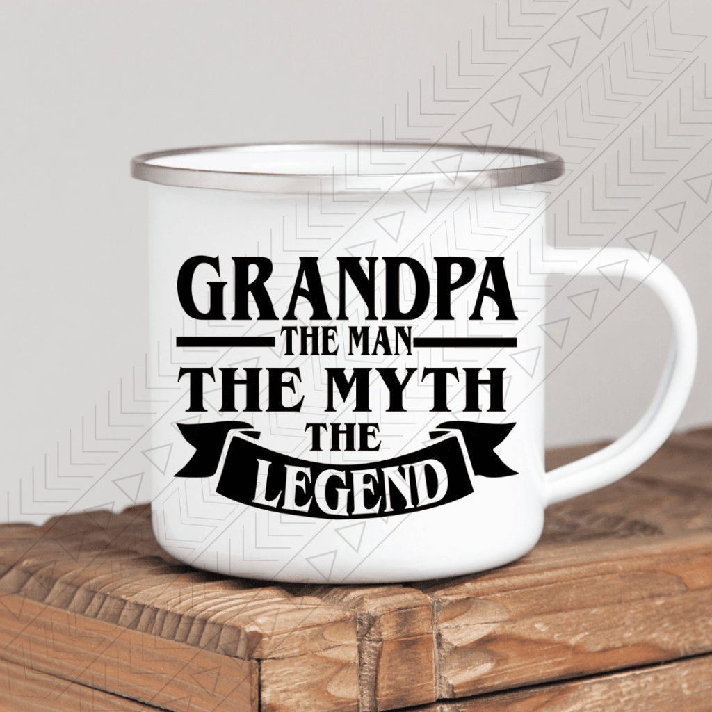 Grandpa Legend Enamel Mug Mug