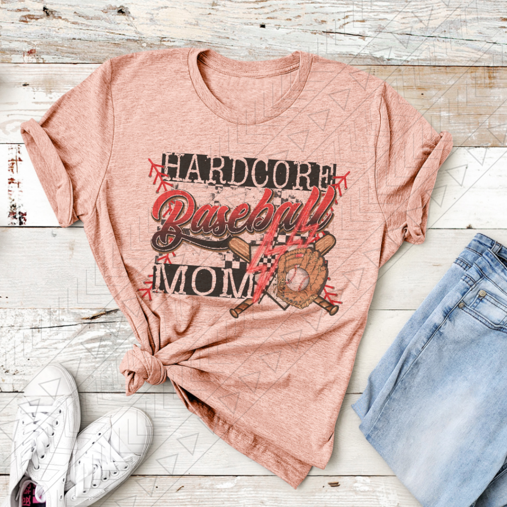 Hardcore Baseball Mom Shirts & Tops