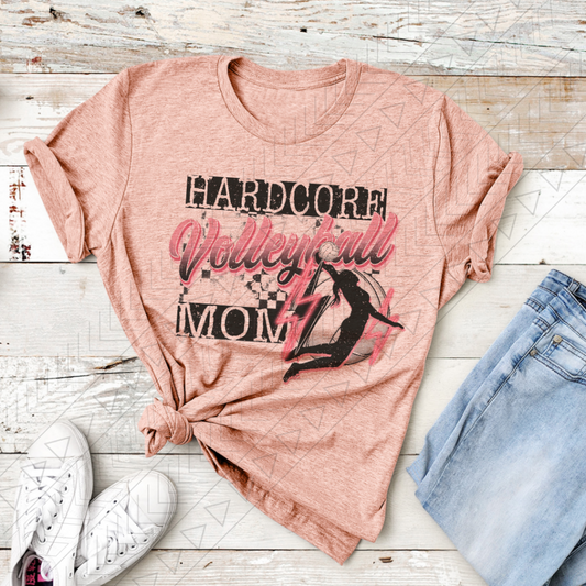 Hardcore Volleyball Mom Shirts & Tops