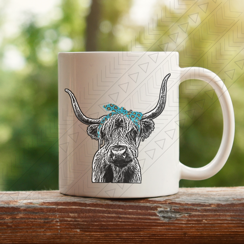 Highland Cow Ceramic Mug 11Oz Mug