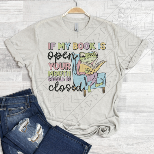 If My Book Is Open Shirts & Tops