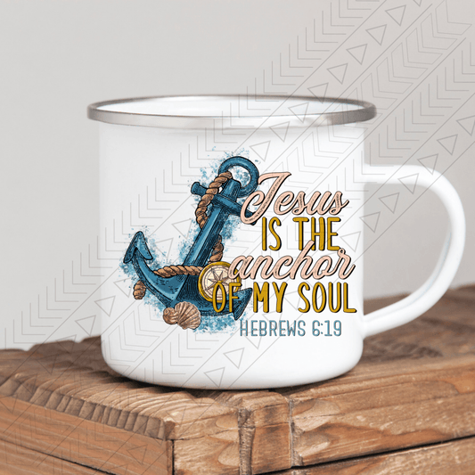 Jesus Is The Anchor Enamel Mug Mug