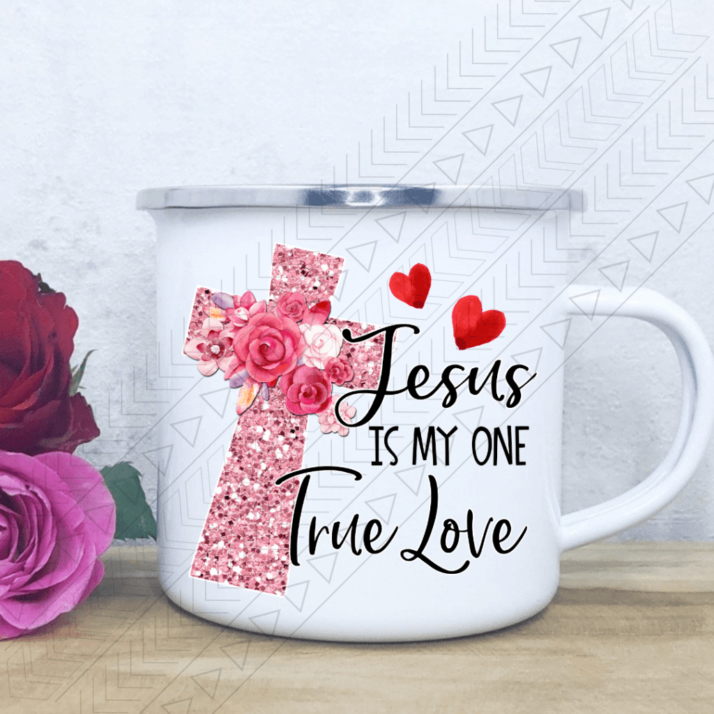 Jesus True Love Enamel Mug Mug