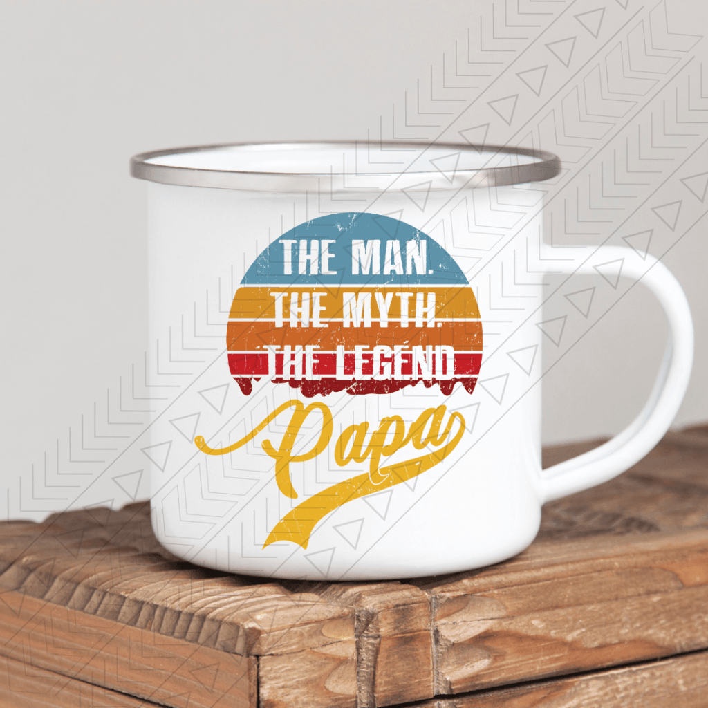 Legend Papa Enamel Mug Mug