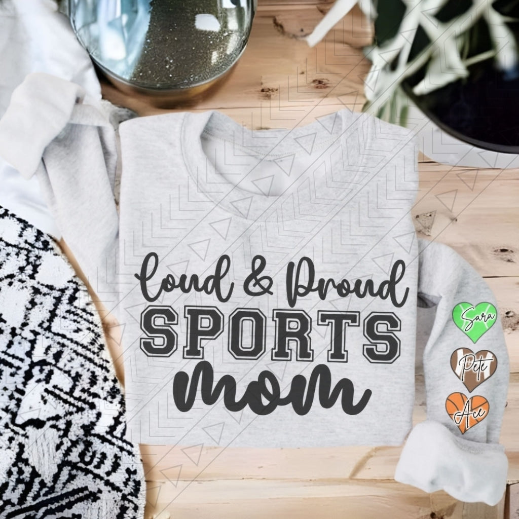 Loud & Proud Sports Mama Shirts Tops